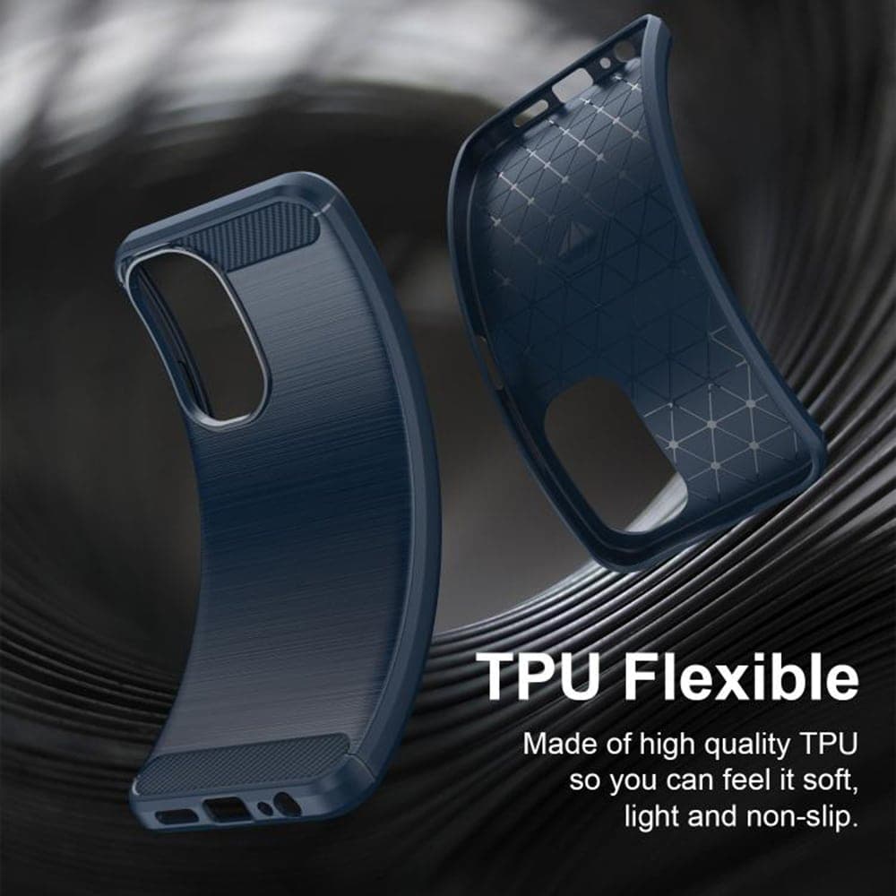 Techsuit Carbon Silicone - θήκη για Xiaomi Redmi A7 Pro 4G - Μπλε 3