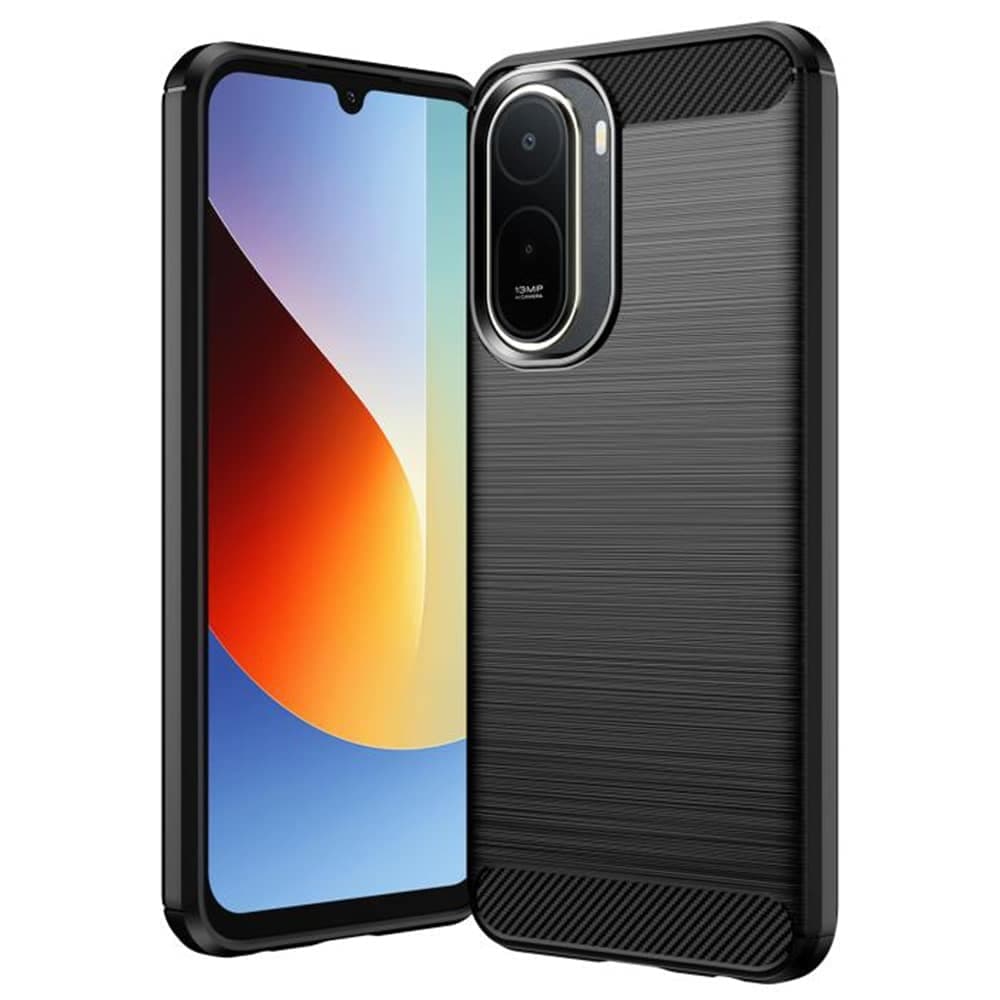 Techsuit Carbon Silicone - θήκη για Xiaomi Redmi A7 Pro 4G - Μαύρο