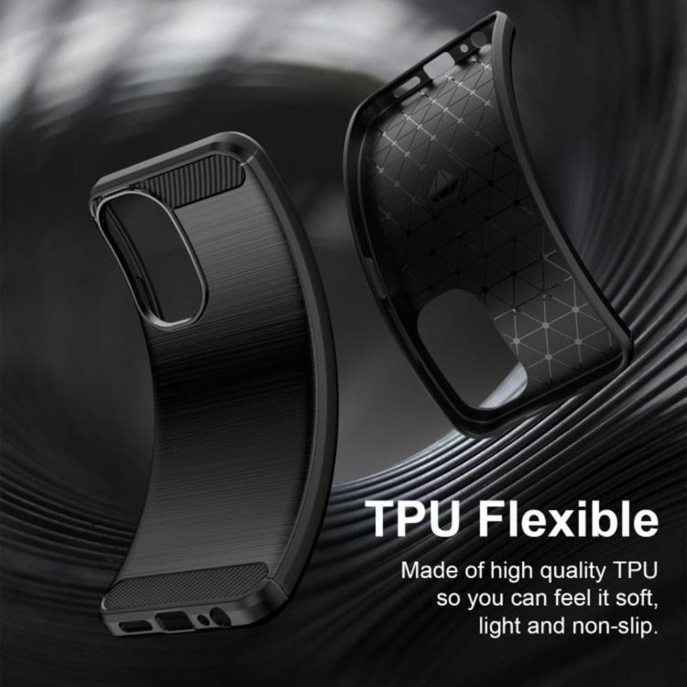 Techsuit Carbon Silicone - θήκη για Xiaomi Redmi A7 Pro 4G - Μαύρο 3