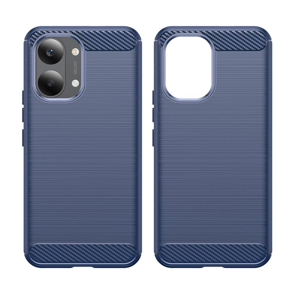 Techsuit Carbon Silicone - θήκη για Xiaomi Poco X8 Pro Max - Μπλε 2