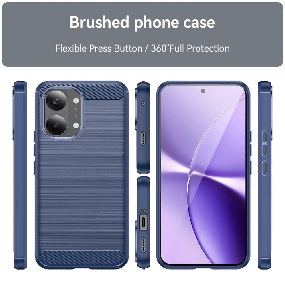Techsuit Carbon Silicone - θήκη για Xiaomi Poco X8 Pro Max - Μπλε 5