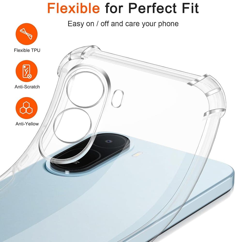 Techsuit Shockproof Clear Silicone - θήκη για Xiaomi Redmi A7 Pro 4G - Διάφανο 2