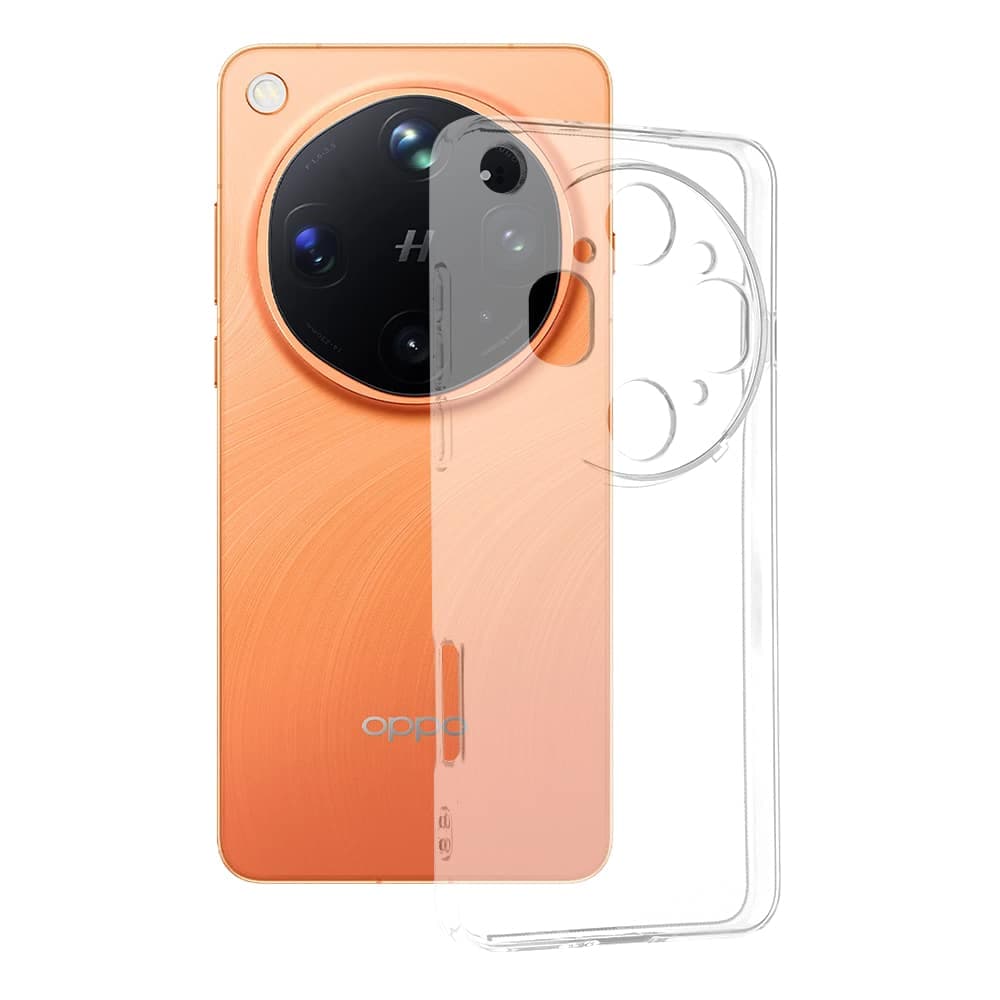 Techsuit Clear Silicone - θήκη για Oppo Find X9 Ultra - Διάφανο