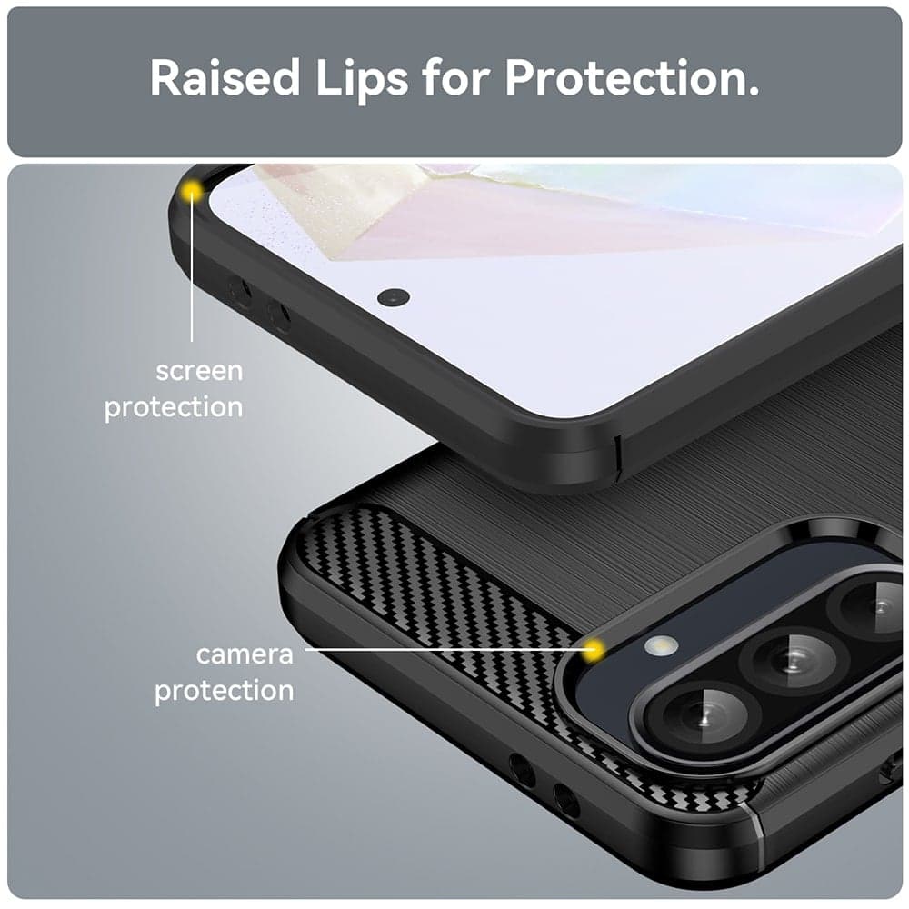 Techsuit Carbon Silicone - θήκη για Samsung Galaxy A27 - Μαύρο 3