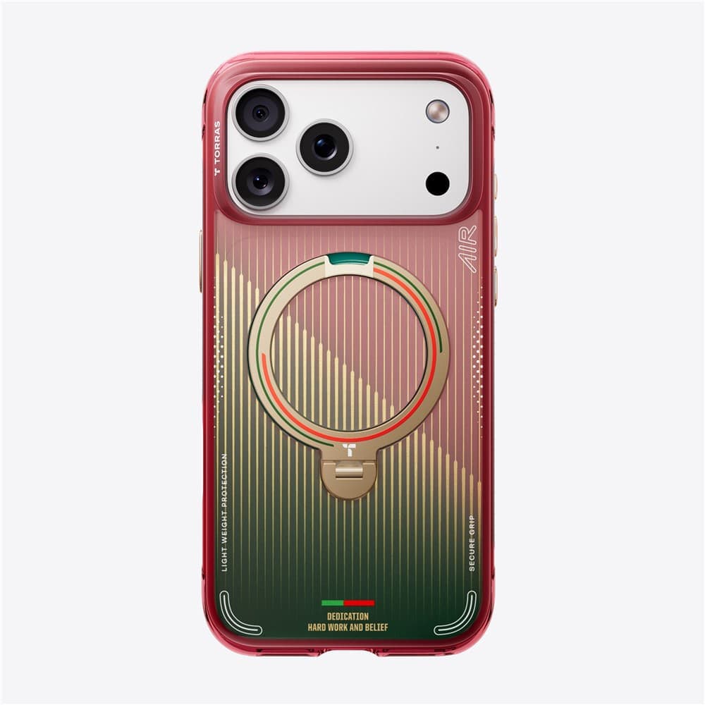 Torras Ostand Q3 Air Series - θήκη για Apple iPhone 17 Pro Max - Πολύχρωμο 5