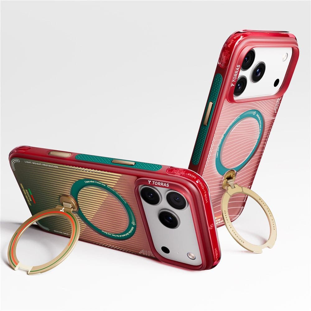 Torras Ostand Q3 Air Series - θήκη για Apple iPhone 17 Pro - Πολύχρωμο 4