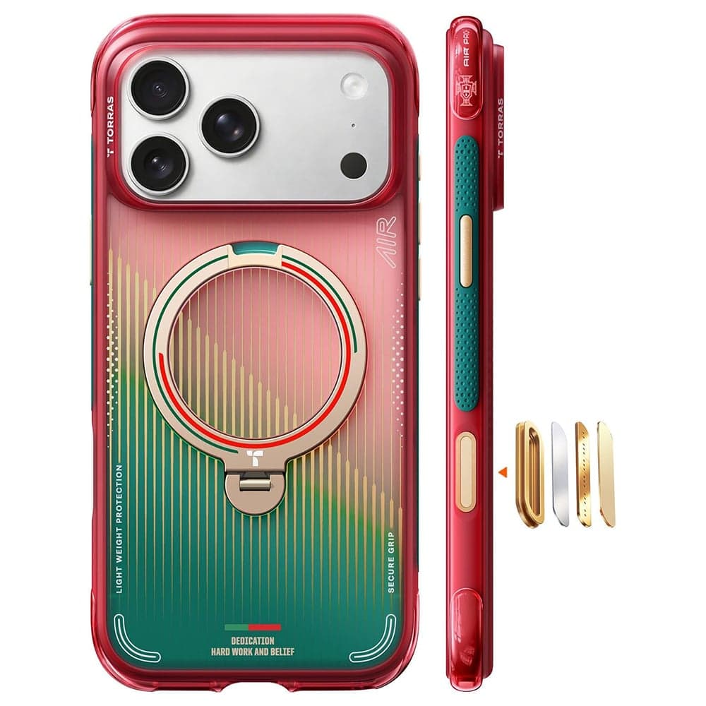 Torras Ostand Q3 Air Series - θήκη για Apple iPhone 17 Pro - Πολύχρωμο 2