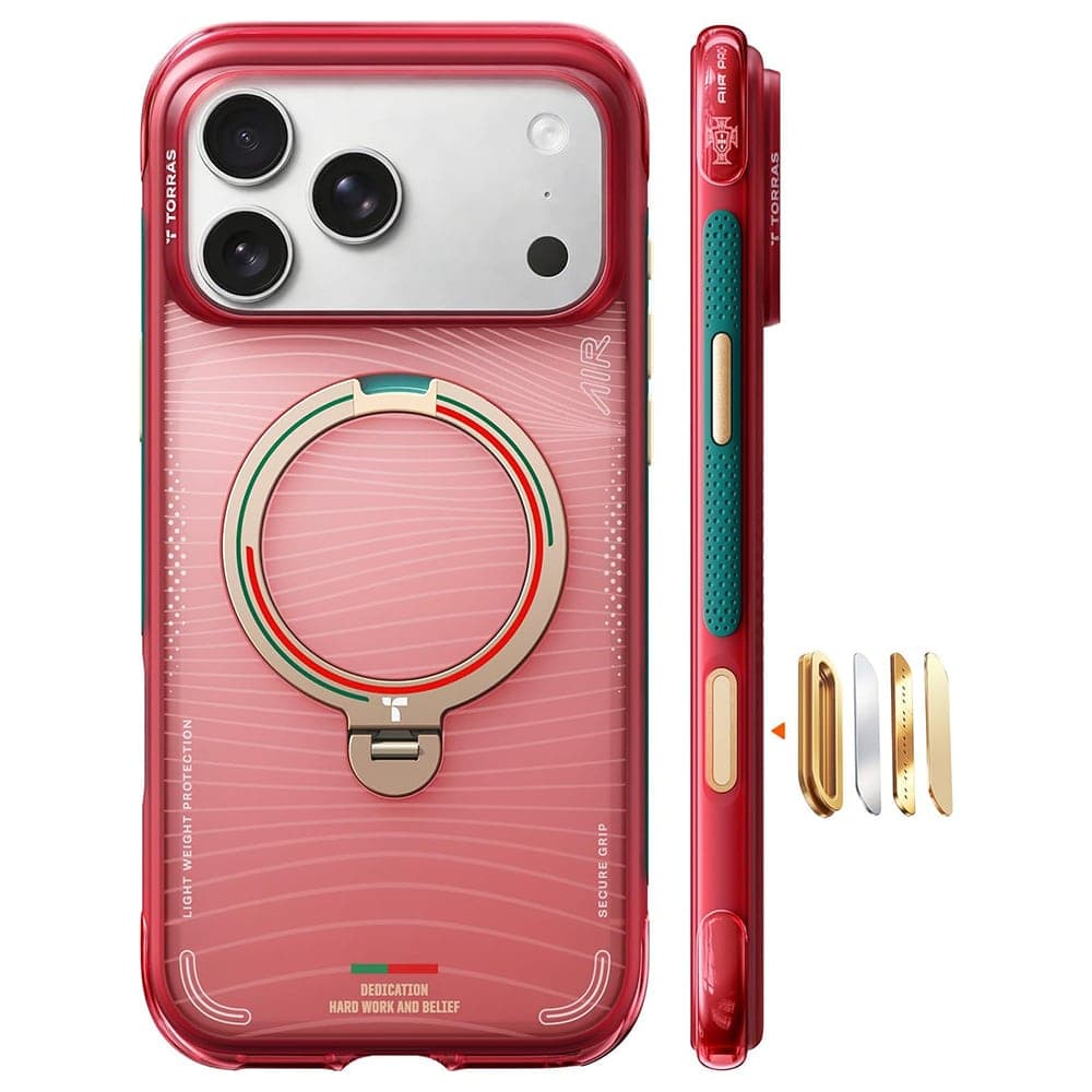 Torras Ostand Q3 Air Series - θήκη για Apple iPhone 17 Pro Max - Πολύχρωμο 2