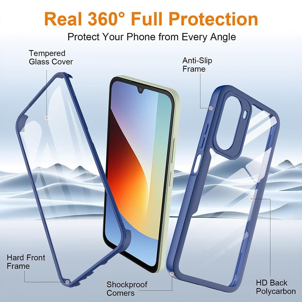 Techsuit ColorVerse 360 - θήκη για Xiaomi Redmi A7 Pro 4G - Διάφανο 3