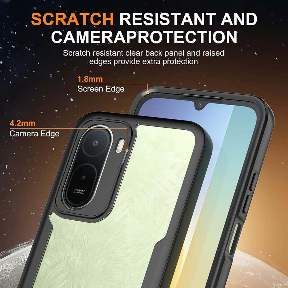 Techsuit ColorVerse 360 Series - θήκη για Xiaomi Redmi A7 Pro 4G - Μαύρο 4