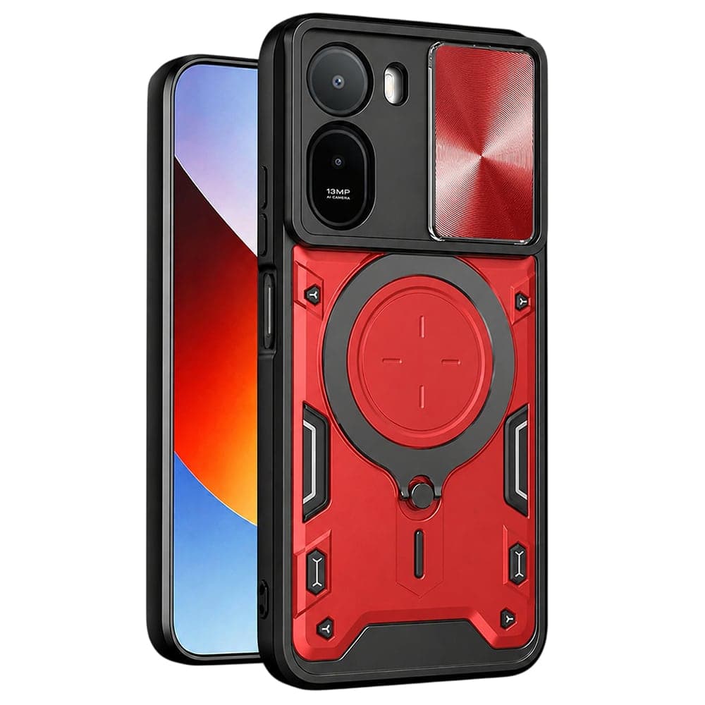 Techsuit CamGuard Pro - θήκη για Xiaomi Redmi A7 Pro 4G - Κόκκινο