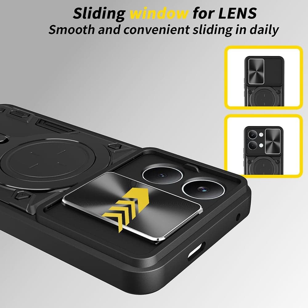 Techsuit CamGuard Pro - θήκη για Xiaomi Redmi A7 Pro 4G - Κόκκινο 2