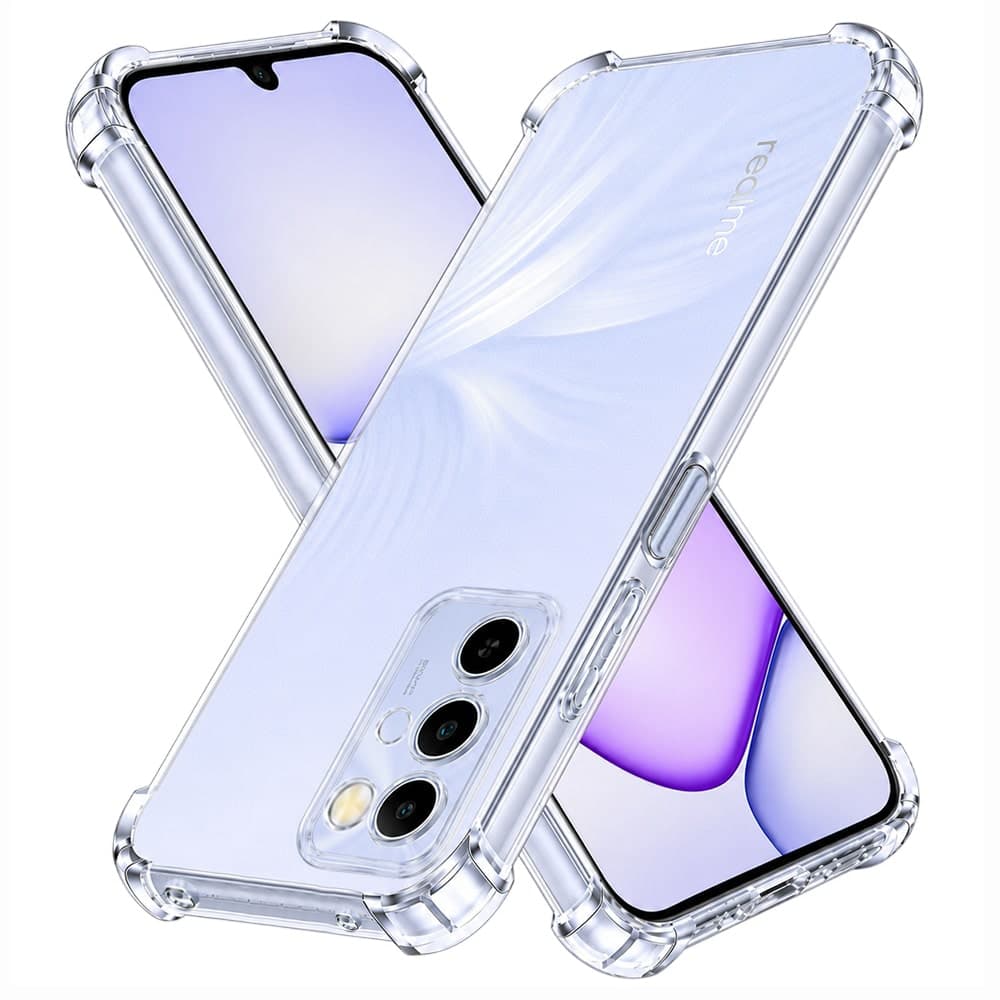 Techsuit Shockproof Clear Silicone - θήκη για Realme C100 - Διάφανο