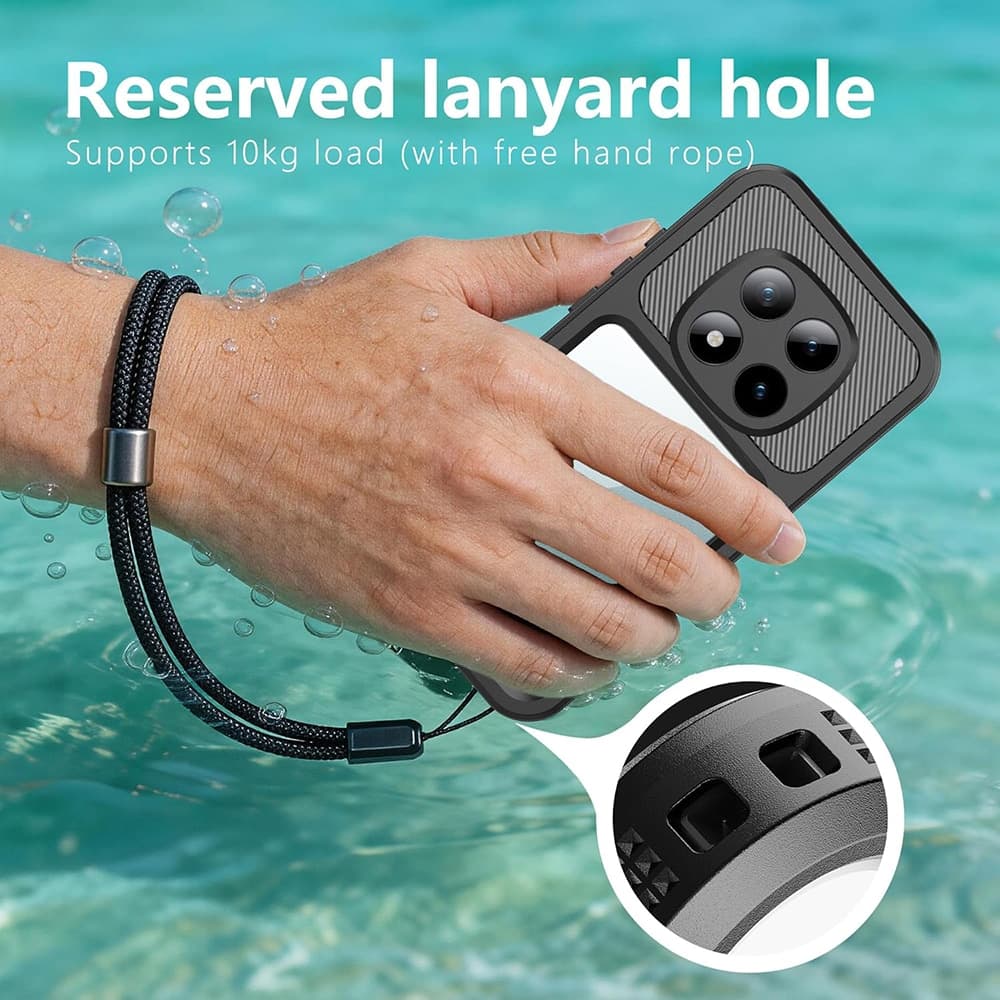 ShellBox Waterproof IP68 - θήκη για Xiaomi Redmi Note 15 Pro - Μαύρο 7