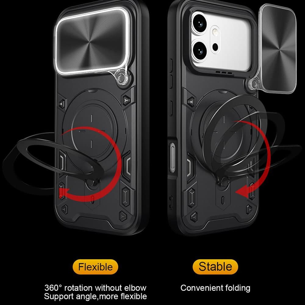 Techsuit CamGuard Pro - θήκη για Honor 600 Pro - Μαύρο 5