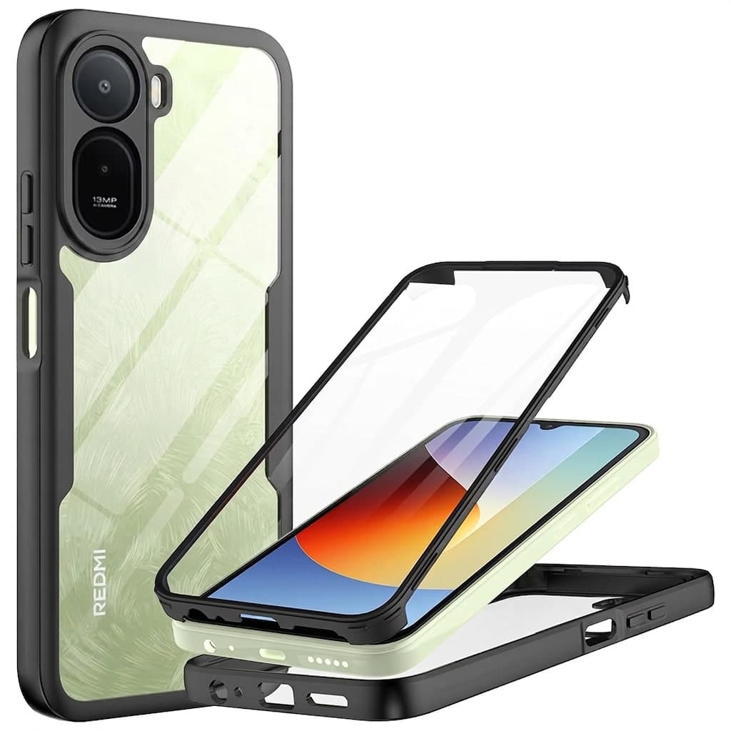 Techsuit ColorVerse 360 Series - θήκη για Xiaomi Redmi A7 Pro 4G - Μαύρο