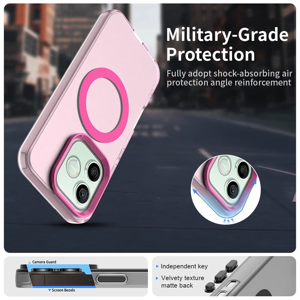 Techsuit CandyCase - θήκη για Honor 600 Pro - Ροζ 4