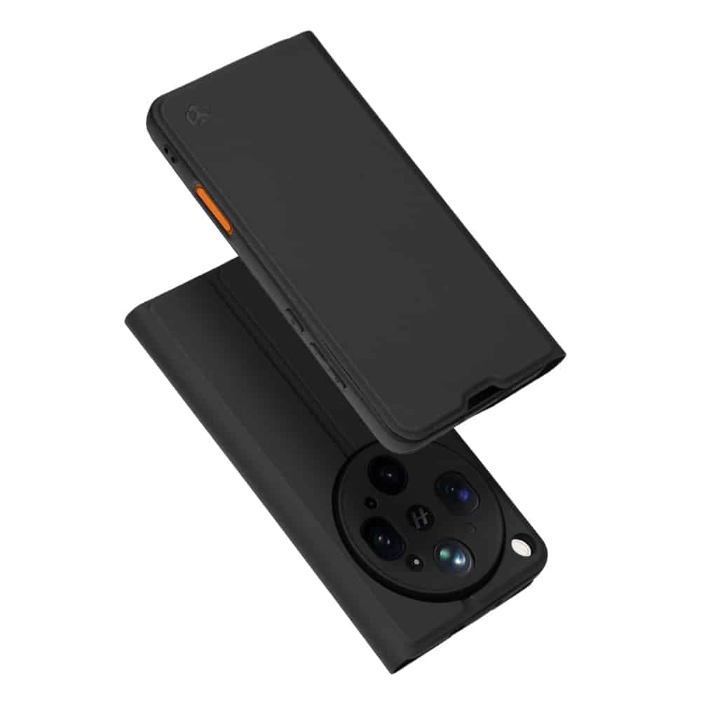 Techsuit Magskin Book - θήκη για Oppo Find X9 Ultra - Μαύρο