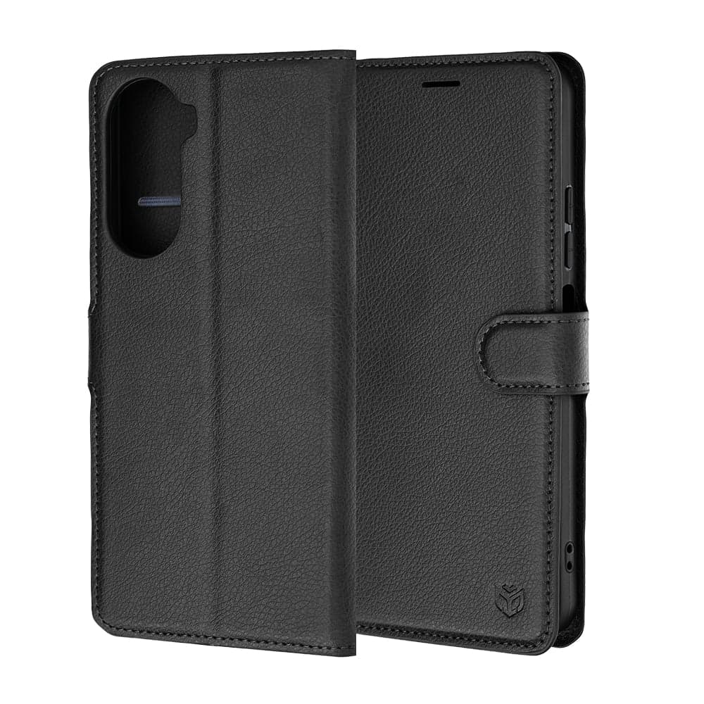 Techsuit Leather Folio - θήκη για Xiaomi Redmi A7 Pro 4G - Μαύρο 6