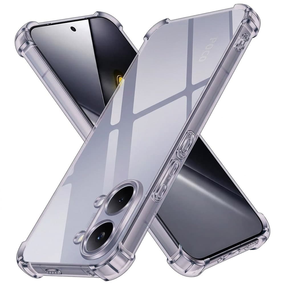 Techsuit Shockproof Clear Silicone - θήκη για Xiaomi Poco X8 Pro Max - Διάφανο