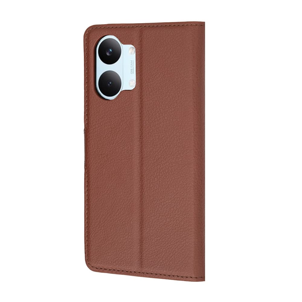 Techsuit Leather Folio - θήκη για Xiaomi Poco X8 Pro Max - Καφέ 5