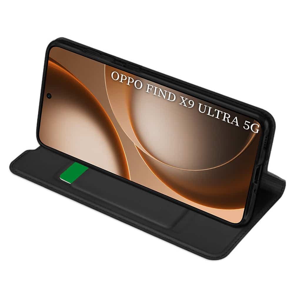 Techsuit Magskin Book - θήκη για Oppo Find X9 Ultra - Μαύρο 2