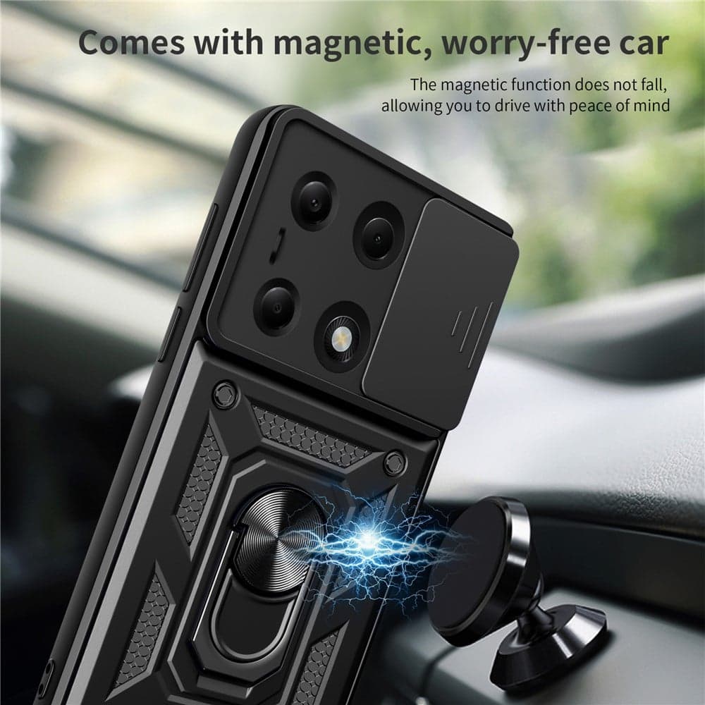 Techsuit CamShield Series - θήκη για Xiaomi Redmi Note 13 Pro 4G / Poco M6 - Μαύρο 5