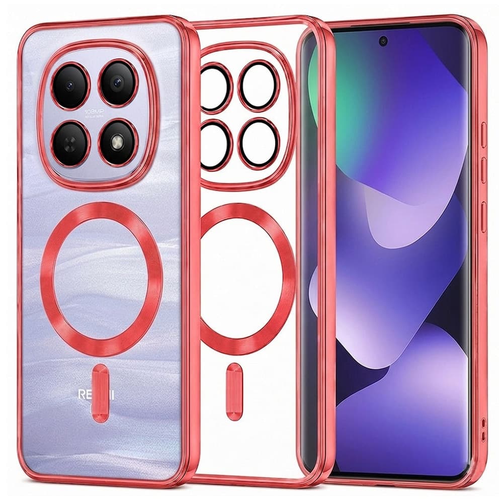 Techsuit Luxury Crystal - θήκη για Xiaomi Redmi Note 15 4G / Poco M8 - Κόκκινο