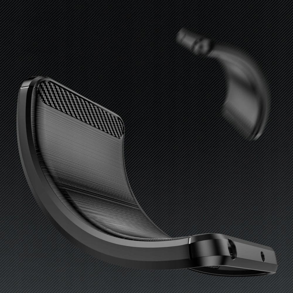 Techsuit Carbon Silicone - θήκη για Samsung Galaxy A54 - Μαύρο 5