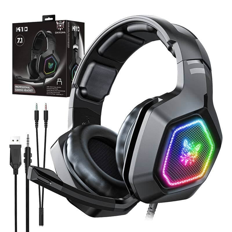 ONIKUMA Ακουστικά Gaming K10 (Μαύρο) 4