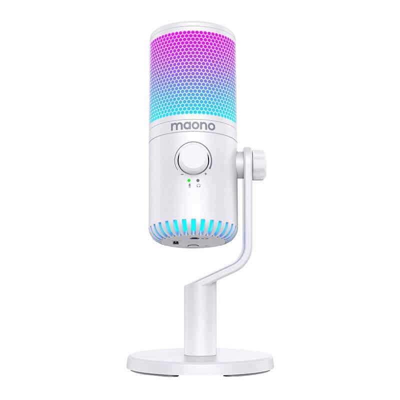 Maono Μικρόφωνο Gaming DM30RGB (Λευκό) 2