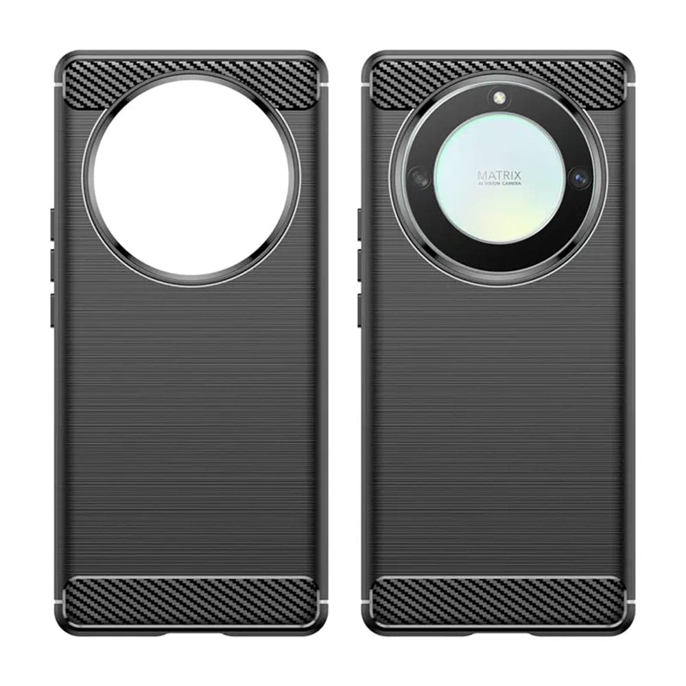 Techsuit Carbon Silicone - θήκη για Honor Magic5 Lite - Μαύρο 3