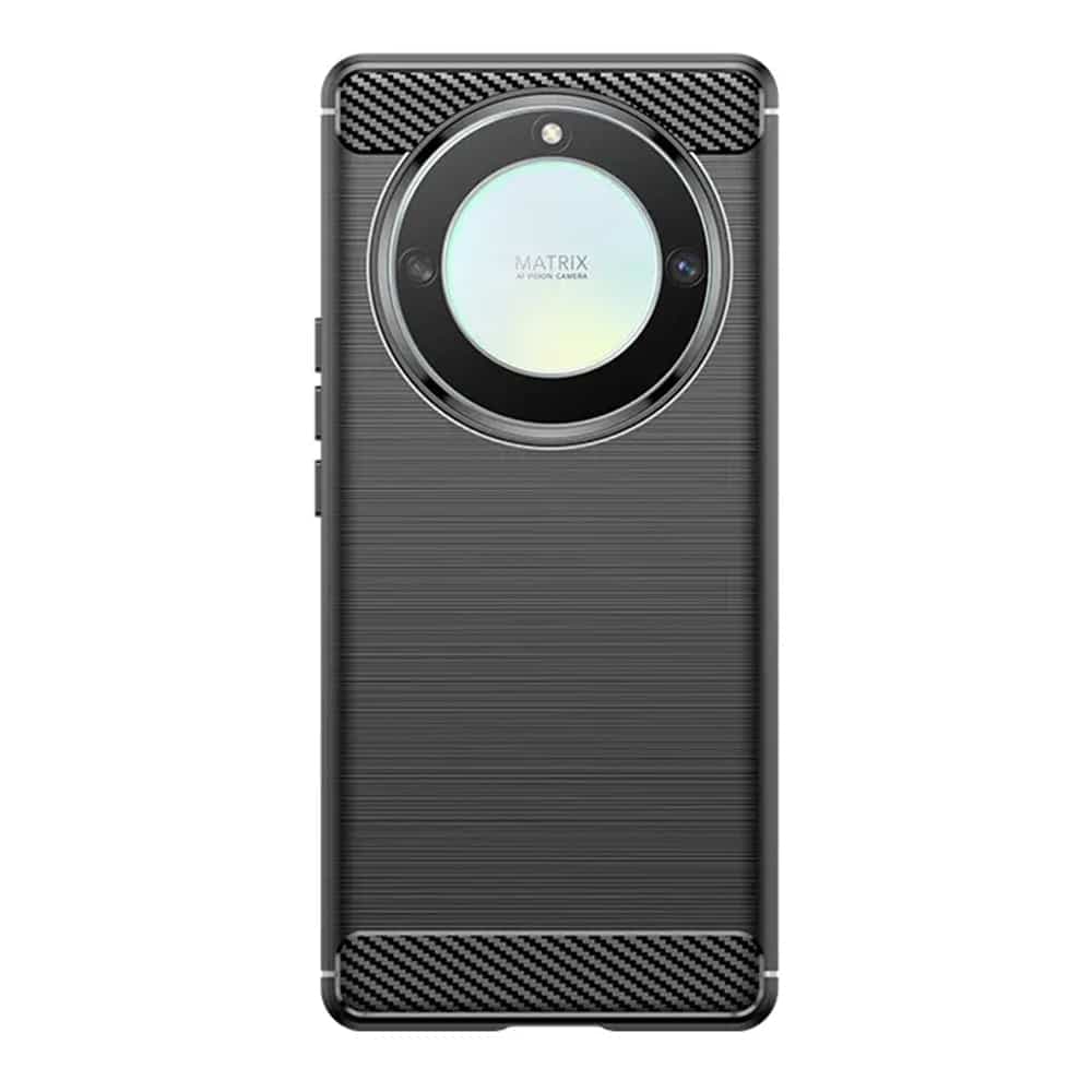 Techsuit Carbon Silicone - θήκη για Honor Magic5 Lite - Μαύρο 2