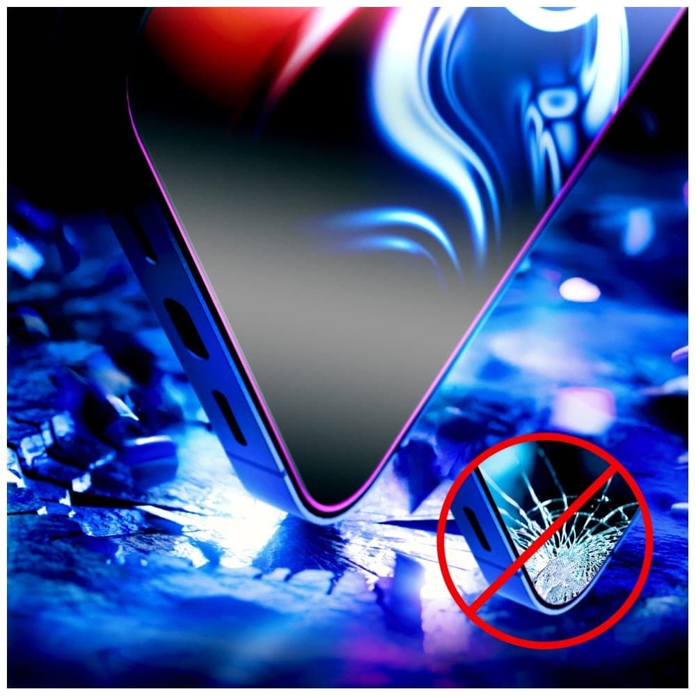 3MK HardGlass Max Σκληρυμένο Γυαλί με Εφαρμοστή για Apple iPhone 13 / 13 Pro / 14 / 16e / 17e Μαύρο 8