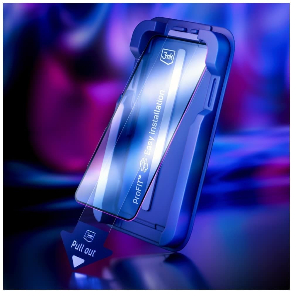 3MK HardGlass Max Σκληρυμένο Γυαλί με Εφαρμοστή για Apple iPhone 13 / 13 Pro / 14 / 16e / 17e Μαύρο 11