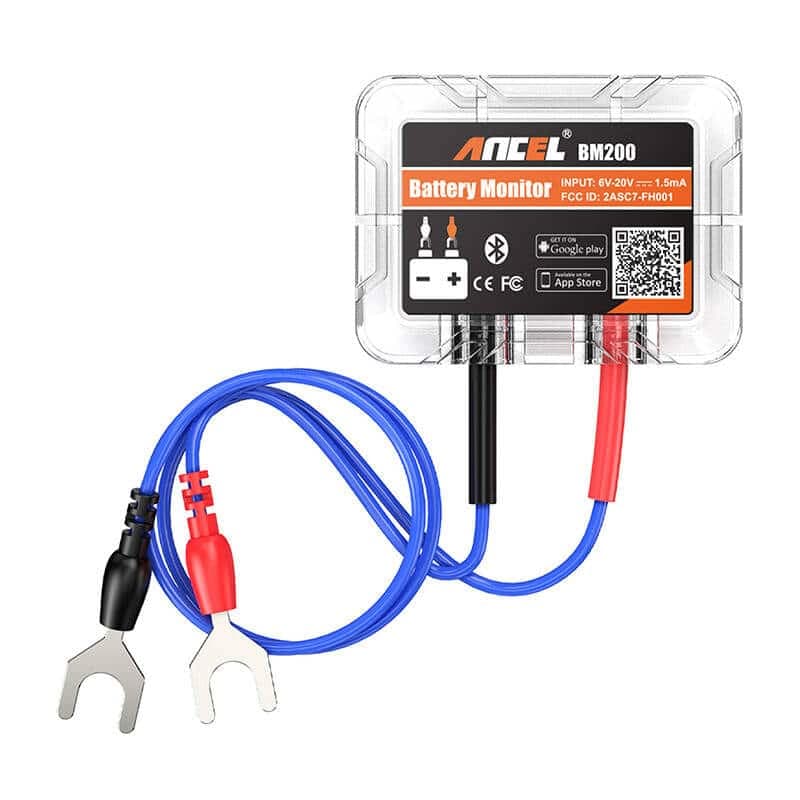 Ancel Tester Μπαταρίας Bluetooth BM200 (Διαφανές) 2