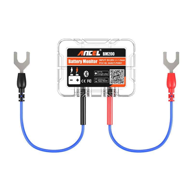 Ancel Tester Μπαταρίας Bluetooth BM200 (Διαφανές) 3