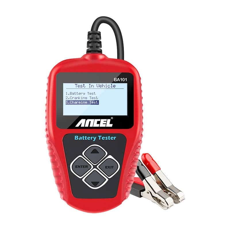 Ancel Tester Μπαταρίας BA101 (Κόκκινο) 2