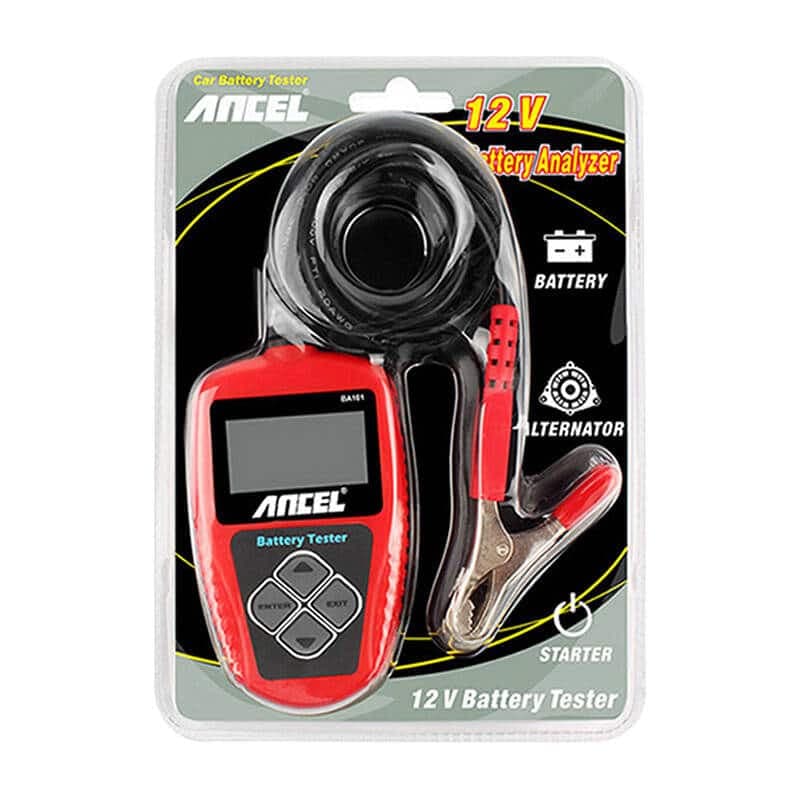 Ancel Tester Μπαταρίας BA101 (Κόκκινο) 4