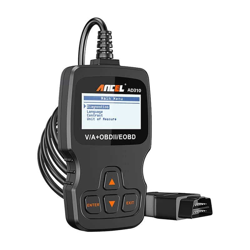 Ancel Διαγνωστικό Scanner OBD2 AD310/AC103 (Μαύρο) 2