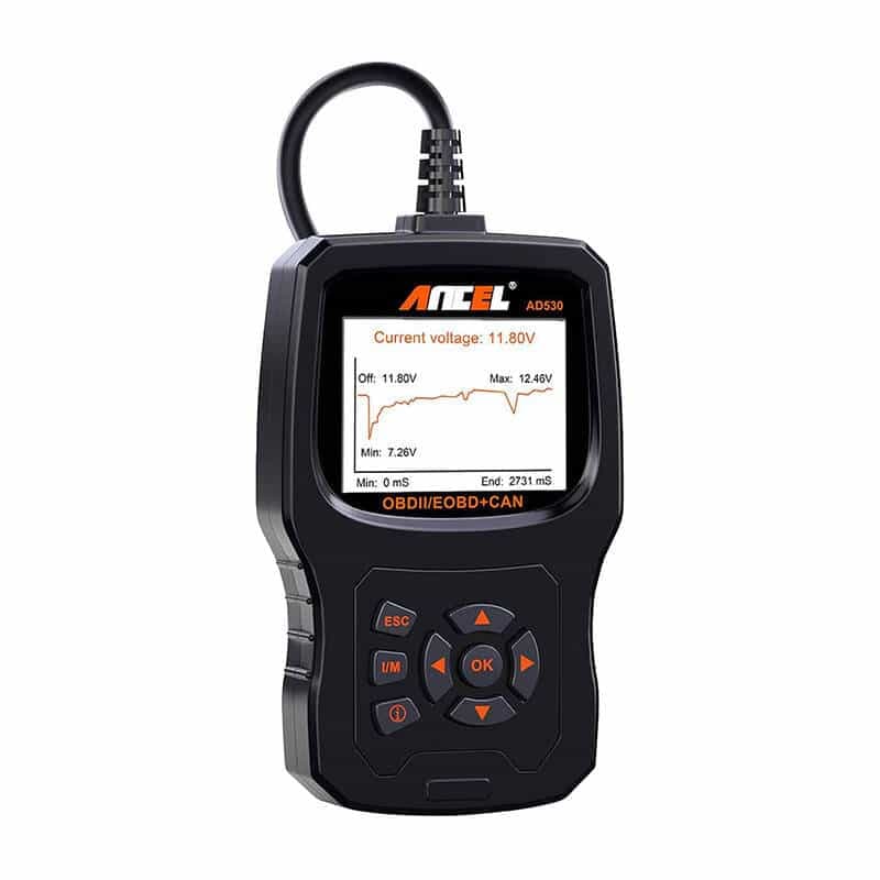 Ancel Διαγνωστικό Scanner OBD2 AD530 (Μαύρο) 3