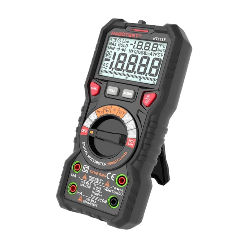 Habotest HT118E Ψηφιακό πολύμετρο γενικής χρήσης True RMS NCV 4