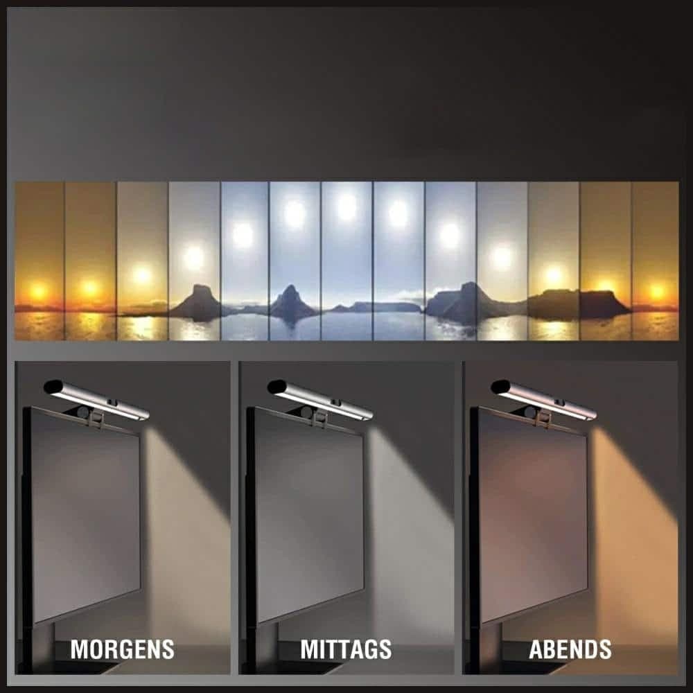 Ασημένια λάμπα οθόνης 4smarts LightBar 7