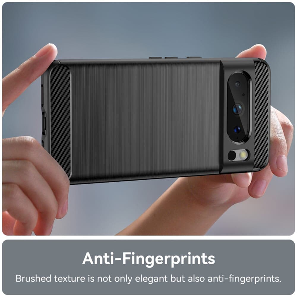 Techsuit Carbon Silicone - θήκη για Google Pixel 8 Pro - Μαύρο 3