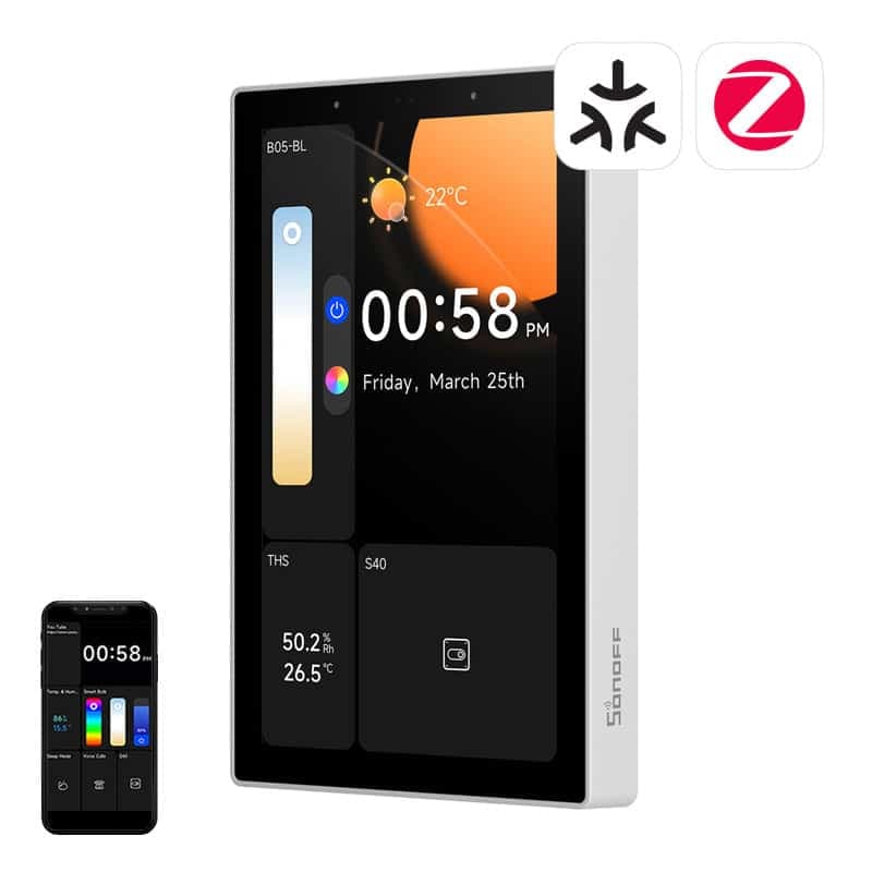 SONOFF NSPanel Pro 120 Έξυπνος Πίνακας Ελέγχου Matter WiFi/Bluetooth/ZigBee (λευκό)