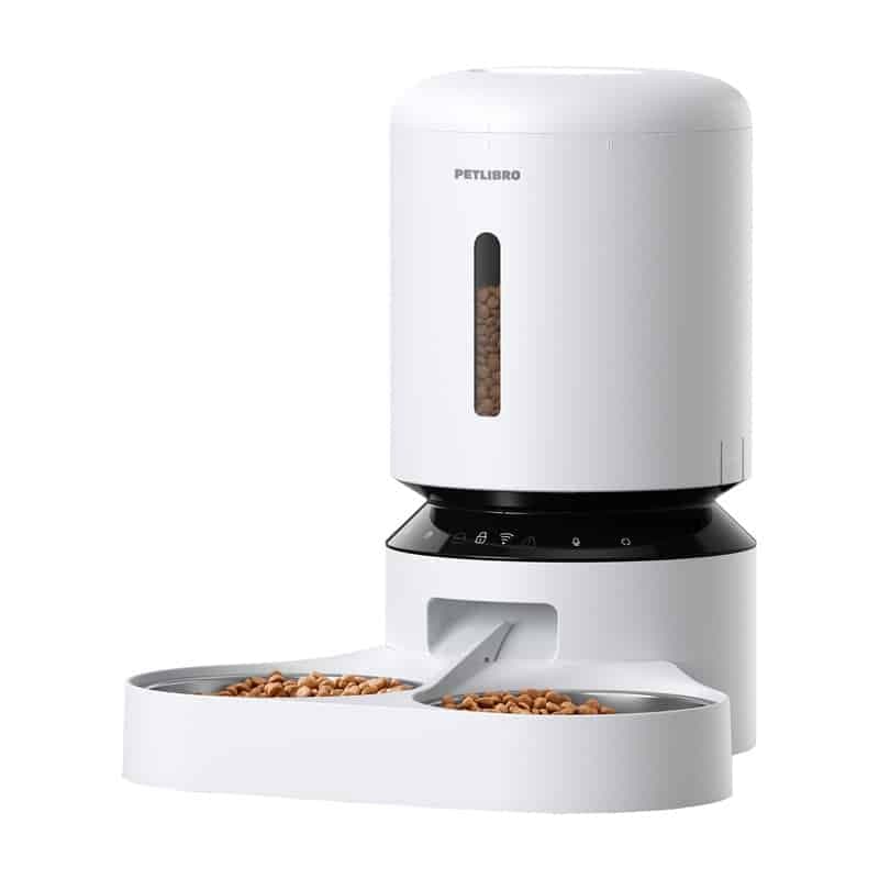 Petlibro Granary διανομέας τροφής με διπλό μπολ, Wifi, 5L (λευκό) 3