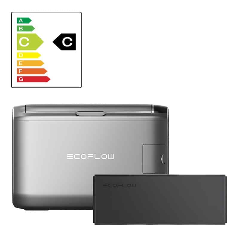Σετ: EcoFlow Glacier 45L φορητό ψυγείο + μπαταρία 298Wh.