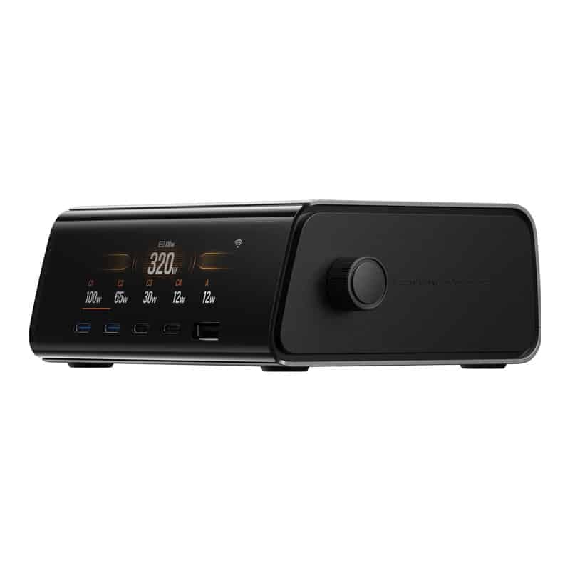 Σταθμός σύνδεσης EcoFlow RAPID Pro 320W, 4xUSB-C, 1xUSB-A, GaN 3