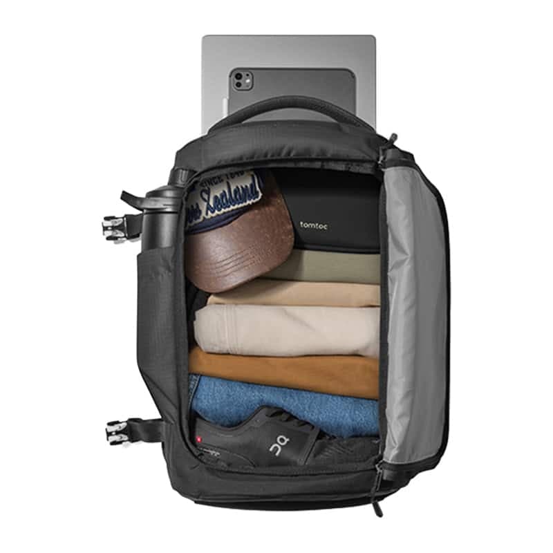 TOMTOC Navigator-T66 Liteway Σακίδιο ταξιδιού 28L/15.6" (Μαύρο) 5