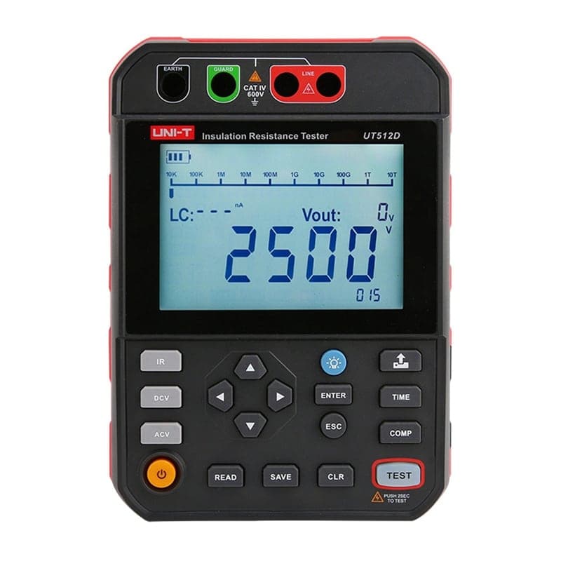 Uni-T UT512D Μετρητής αντίστασης μόνωσης υψηλής τάσης